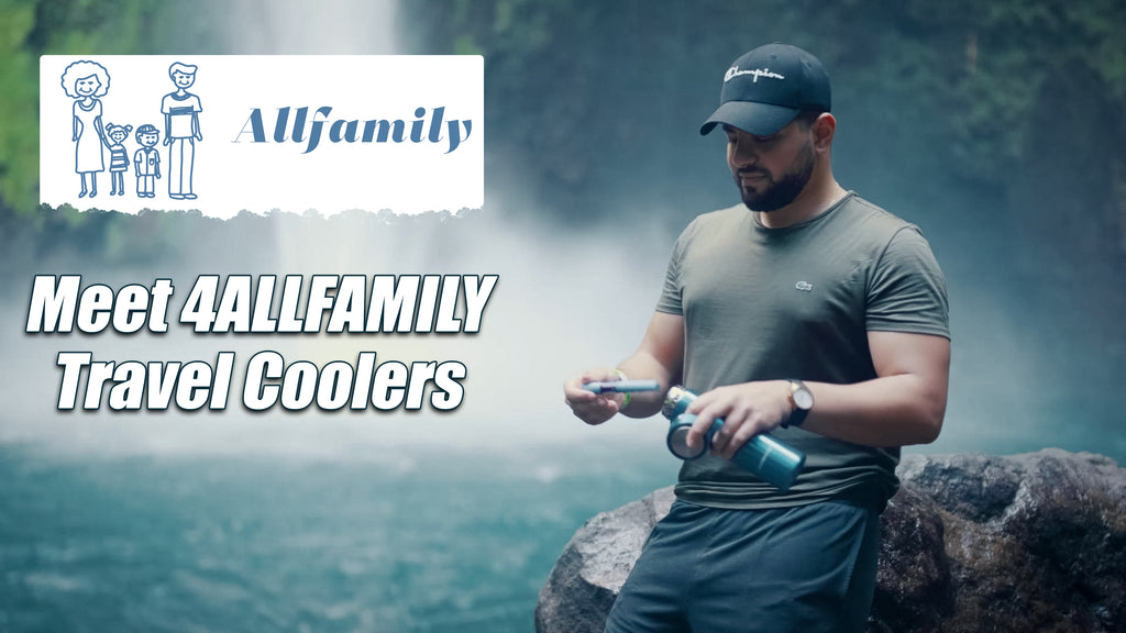 4AllFamily Nomad Portable Cooler for Insulin & Medications - Blue and Gold - Product video 