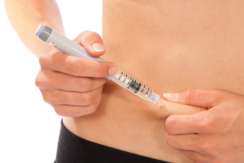 Lantus insulin pen injection