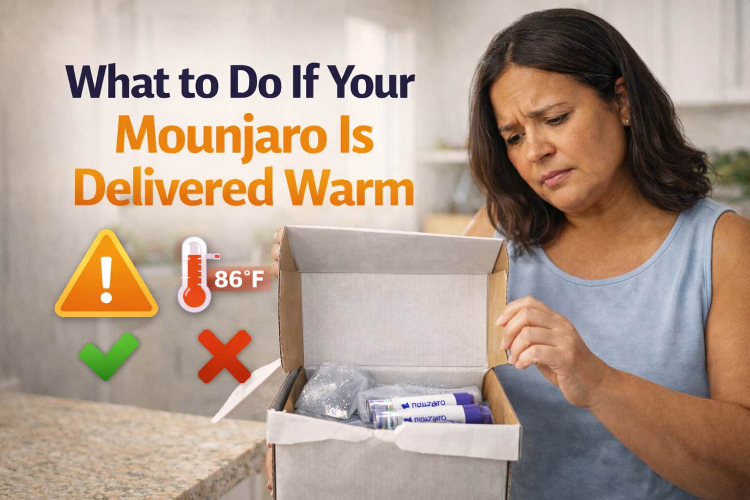 my tirzepatide was delivered warm order just arrived hot. : r/gimmecare Arrived warm- company pushing back?