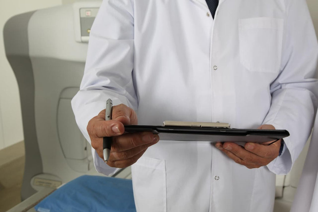 Doctor Explaining where to inject GLP1 medications