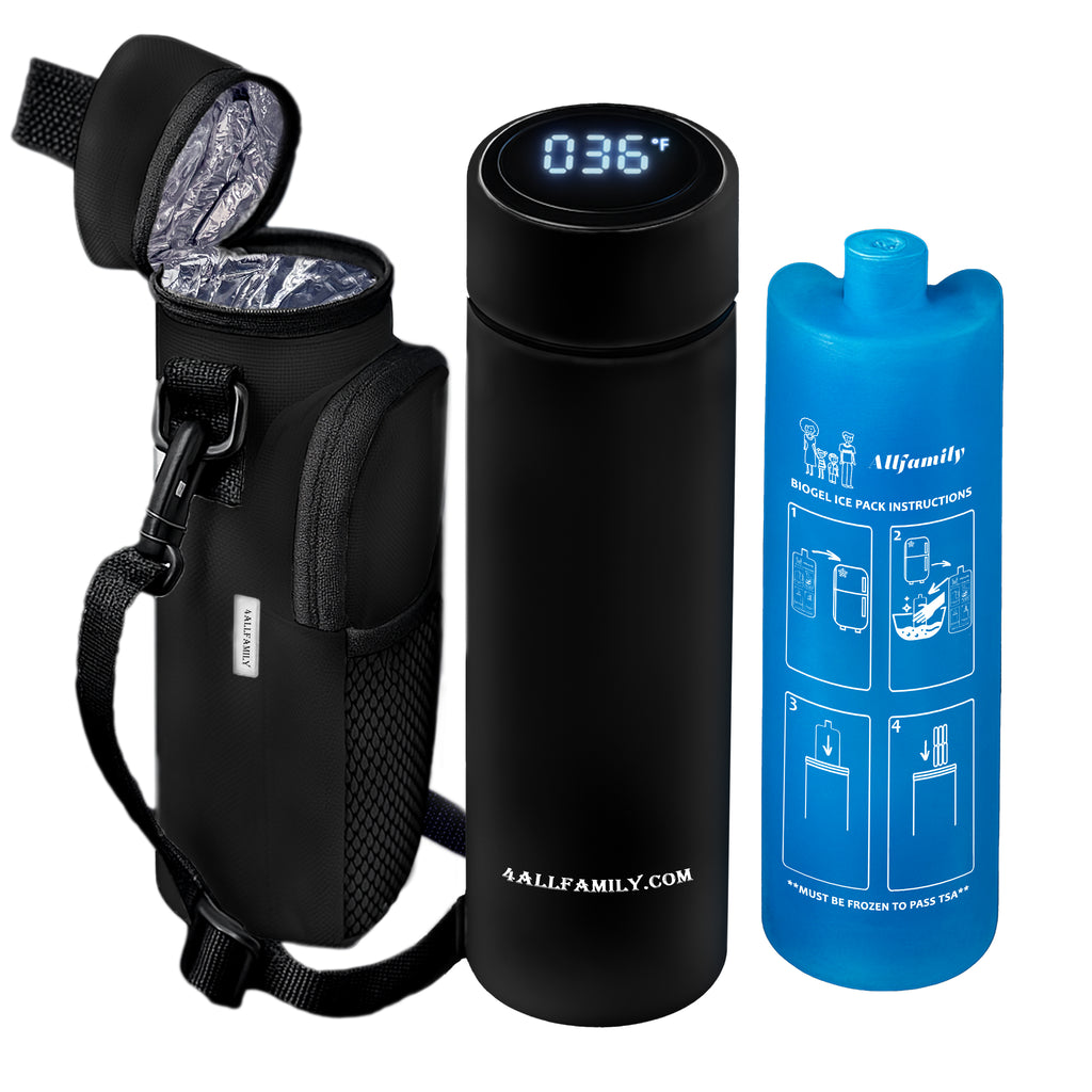 Nomad PRO - Portable Medication Cooling Case - 4AllFamily USA - Black Color Model - 