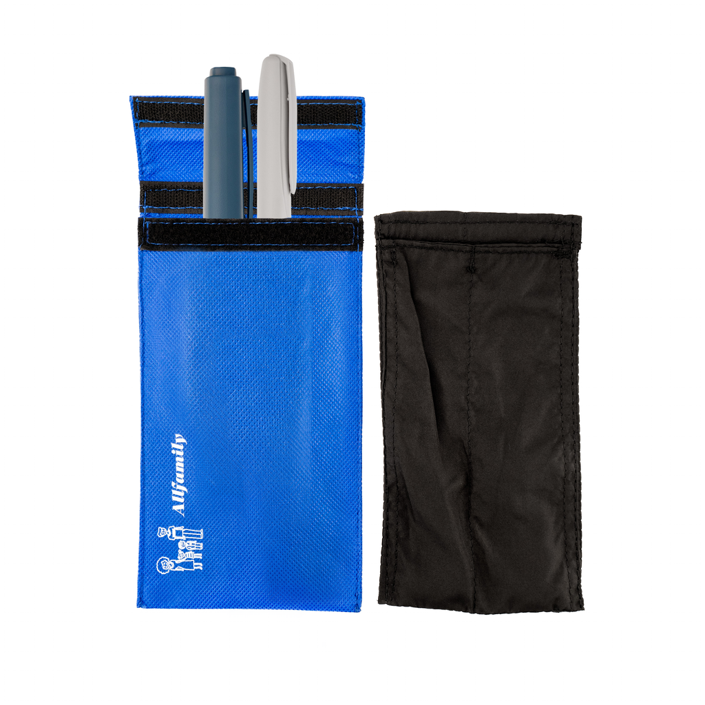 4AllFamily Chiller Bag for Insulin, Epipen, Glucagon, Injectable Medications - Size 2 - Carry 2 injector pens cool