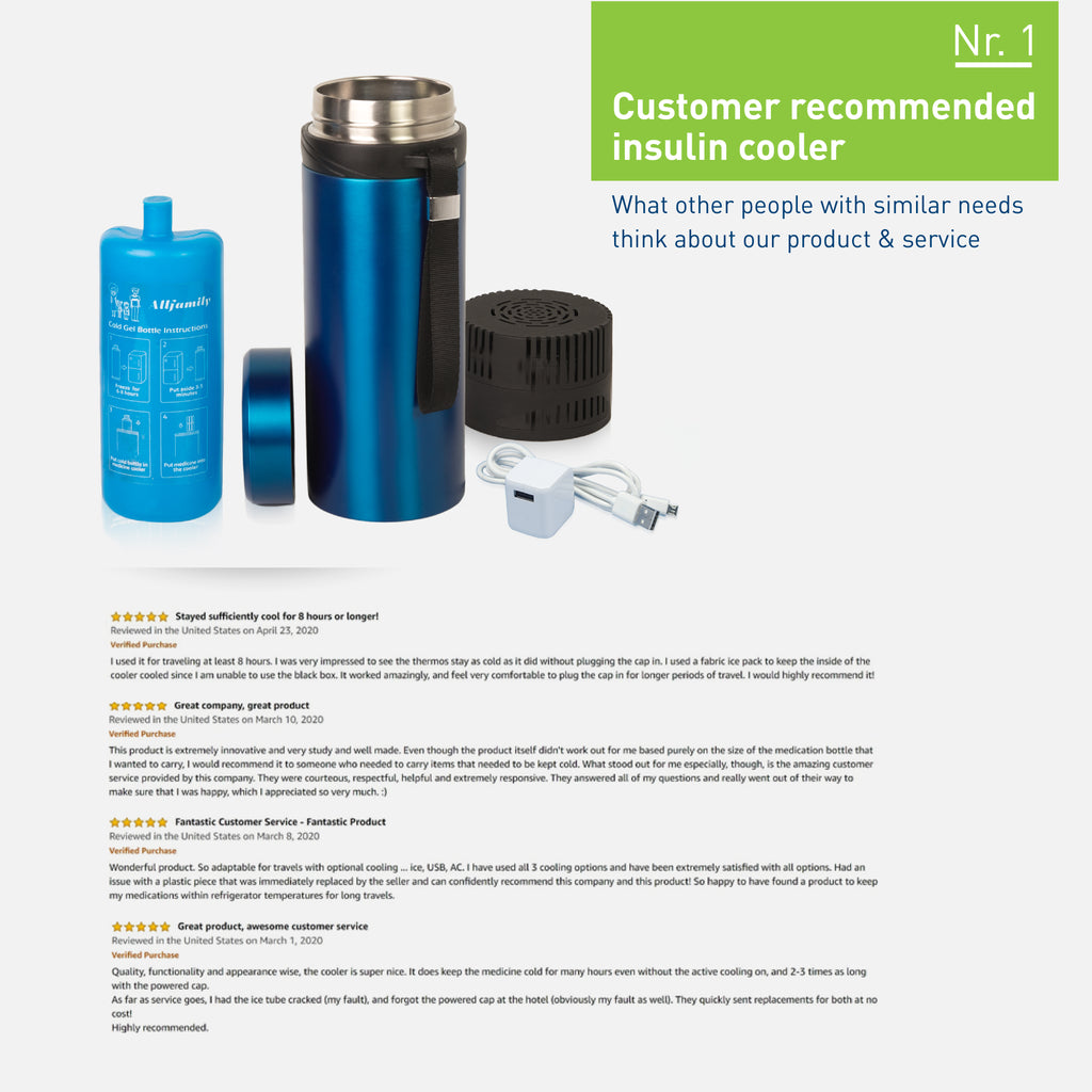 4AllFamily Explorer Insulin Cooler for refrigerating medicines - Reviews